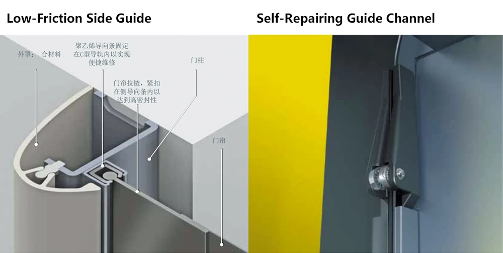 model 006 cleanroom high speed sealing door