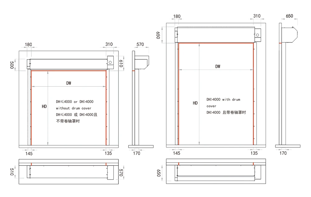 all weather high speed zipper door 010